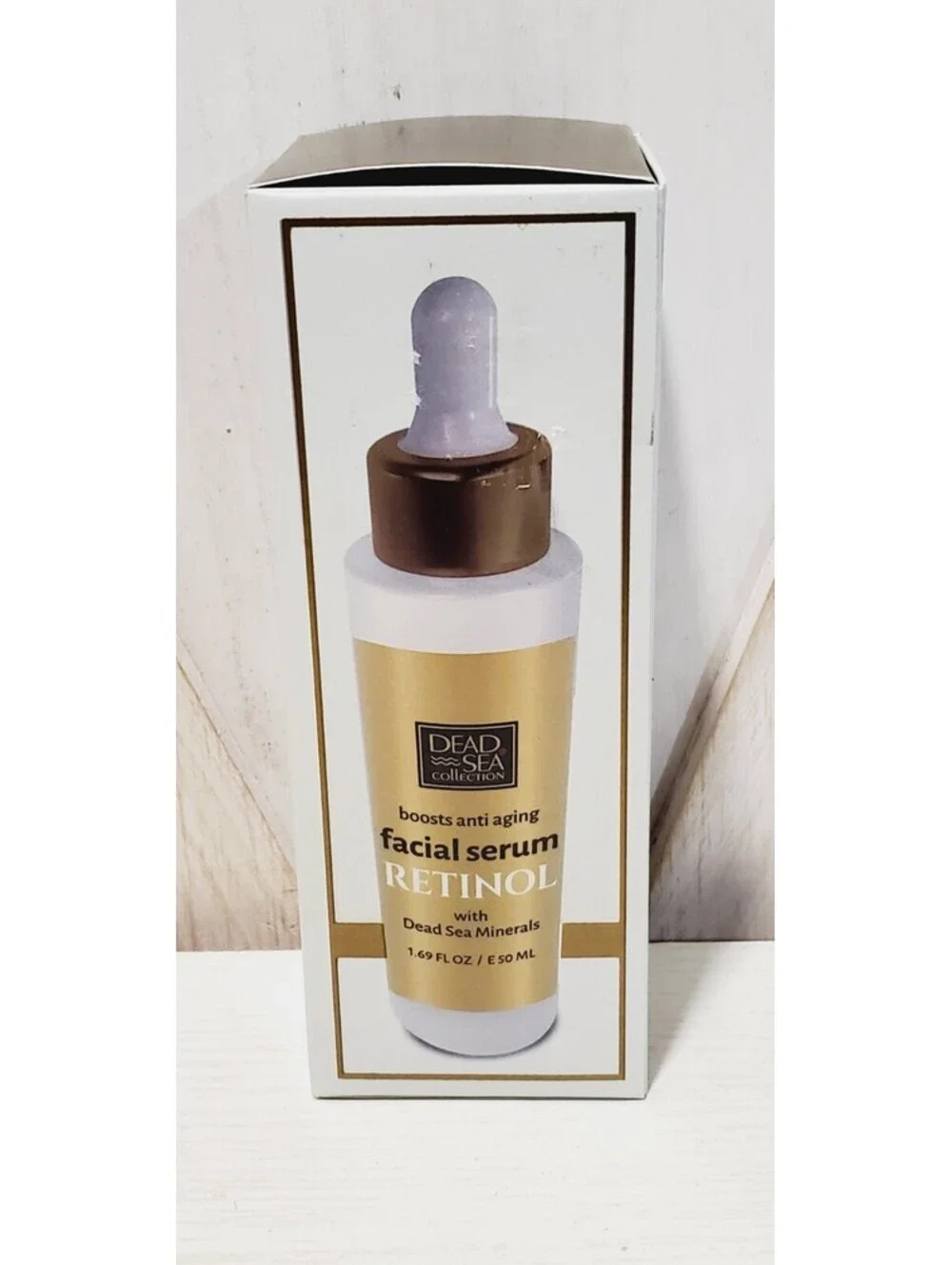 Dead Sea Collection Retinol Day Cream and Facial Serum  1.69 Fl Oz Set New!